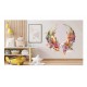 Sticker decorativ, Aripi, Portocaliu, 61 cm, 1355STK-9