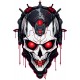 Sticker decorativ, Horror, Negru, 88 cm, 1356STK-3 Sticker decorativ, Horror, Negru, 88 cm, 1356STK-3