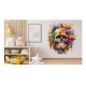 Sticker decorativ, Skull, Multicolor, 66 cm, 1357STK-9