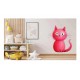 Sticker decorativ, Pisica, Roz, 61 cm, 1358STK-6 Sticker decorativ, Pisica, Roz, 61 cm, 1358STK-6