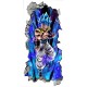 Sticker decorativ, Dragon ball Goku, Albastru, 90 cm, 1360STK-1