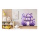 Sticker decorativ, Casa cu Lavanda, Mov, 65 cm, 1361STK-9