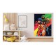 Sticker decorativ, Buburuza, Rosu, 77 cm, 1362STK