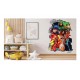 Sticker decorativ, Buburuza, Rosu, 77 cm, 1362STK-1