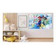 Sticker decorativ, Mario, Albastru,1365STK-4