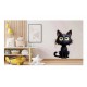 Sticker decorativ, Pisica, Negru, 1366STK-5