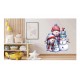 Sticker decorativ, Oameni de Zapada, Alb, 1367STK-12