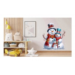 Sticker decorativ, Oameni de Zapada, Alb, 1367STK-3