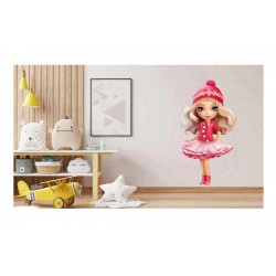 Sticker decorativ, Printesa, Rosu, 1369STK