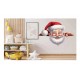 Sticker decorativ, Mos Craciun, Rosu, 1371STK-15 Sticker decorativ, Mos Craciun, Rosu, 1371STK-15