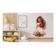 Sticker decorativ, Printesa, Maro, 1372STK-16