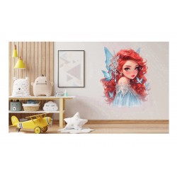 Sticker decorativ, Printesa, 78 cm, 1373STK