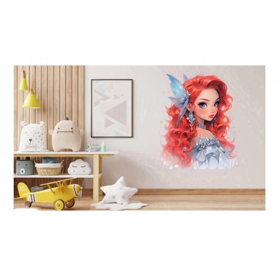 Sticker decorativ, Printesa, 76 cm, 1373STK-1 Sticker decorativ, Printesa, 76 cm, 1373STK-1
