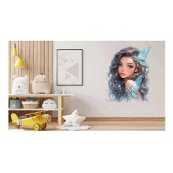 Sticker decorativ, Printesa, 77 cm, 1373STK-10
