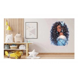 Sticker decorativ, Printesa, 75 cm, 1373STK-12