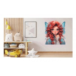 Sticker decorativ, Printesa, 73 cm, 1373STK-13
