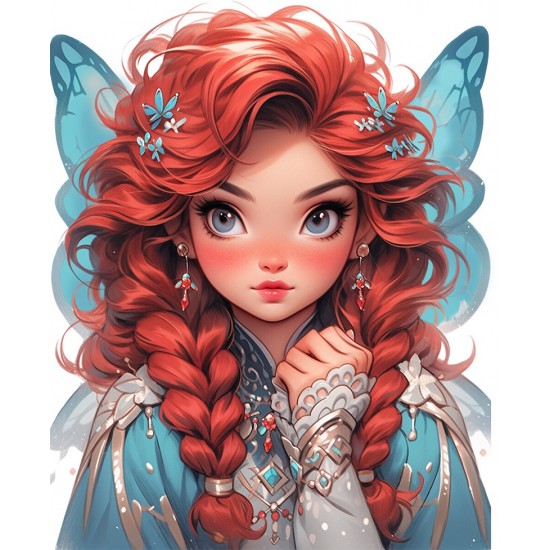 Sticker decorativ, Printesa, 73 cm, 1373STK-13 Sticker decorativ, Printesa, 73 cm, 1373STK-13