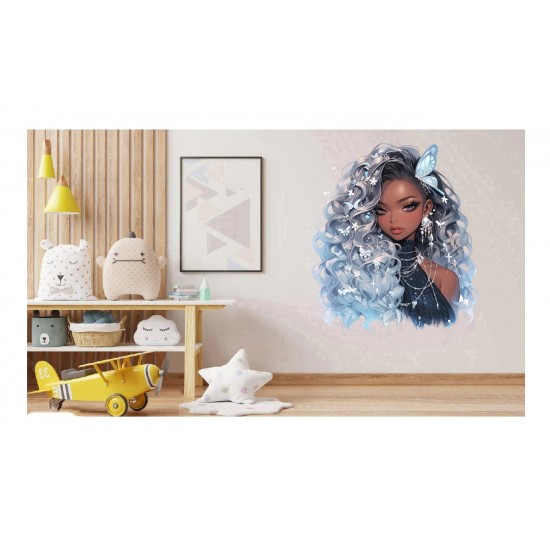 Sticker decorativ, Printesa, 75 cm, 1373STK-14 Sticker decorativ, Printesa, 75 cm, 1373STK-14