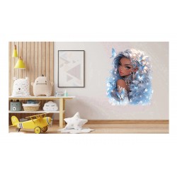 Sticker decorativ, Printesa, 75 cm, 1373STK-3