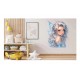 Sticker decorativ, Printesa, 76 cm, 1373STK-6