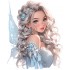 Sticker decorativ, Printesa, 76 cm, 1373STK-7