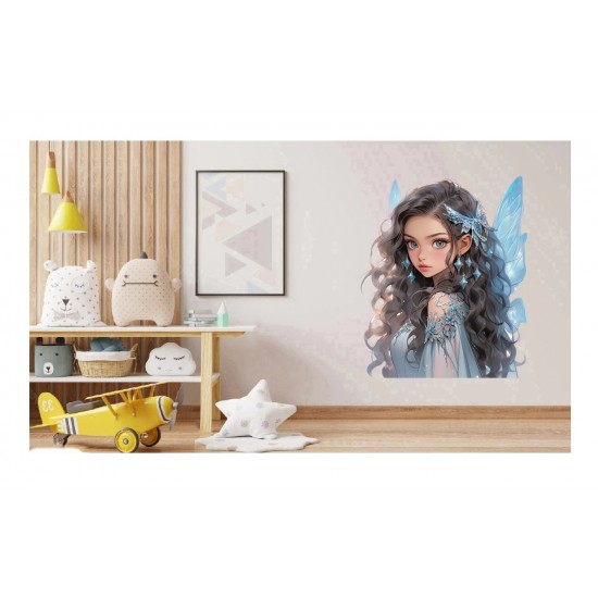 Sticker decorativ, Printesa, Gri, 1374STK-1 Sticker decorativ, Printesa, Gri, 1374STK-1