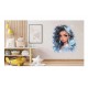 Sticker decorativ, Printesa, Negru, 1374STK-11 Sticker decorativ, Printesa, Negru, 1374STK-11
