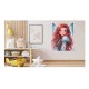 Sticker decorativ, Printesa, Rosu, 1374STK-18