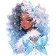 Sticker decorativ, Printesa, Alb, 1374STK-20 Sticker decorativ, Printesa, Alb, 1374STK-20