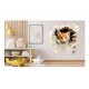 Sticker decorativ, Pisica, Maro, 1375STK-1