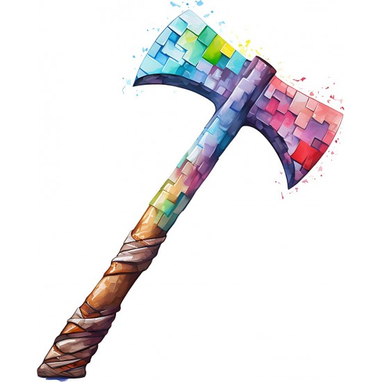 Sticker decorativ, Minecraft, Maro, 1376STK-11 Sticker decorativ, Minecraft, Maro, 1376STK-11