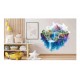 Sticker decorativ, Minecraft, Albastru, 1376STK-12