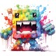 Sticker decorativ, Minecraft, Multicolor, 1376STK-14 Sticker decorativ, Minecraft, Multicolor, 1376STK-14