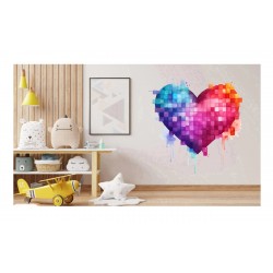 Sticker decorativ, Minecraft, Roz, 1376STK-7