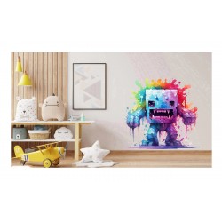 Sticker decorativ, Minecraft, Mov, 1376STK-8