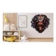 Sticker decorativ, Zodiac Leu, Negru, 1377STK-5