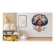 Sticker decorativ, Zodiac Pesti, Turcoaz, 1377STK-7 Sticker decorativ, Zodiac Pesti, Turcoaz, 1377STK-7