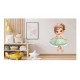 Sticker decorativ, Printesa, Turcoaz, 1378STK