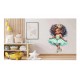 Sticker decorativ, Printesa, Turcoaz, 1378STK-14