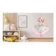 Sticker decorativ, Printesa, Roz, 1378STK-3