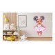 Sticker decorativ, Printesa, Roz, 1378STK-8