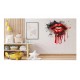 Sticker decorativ, Buze, Rosu, 60 cm, 1302STK-2 Sticker decorativ, Buze, Rosu, 60 cm, 1302STK-2