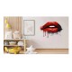 Sticker decorativ, Buze, Rosu, 60 cm, 1302STK-8