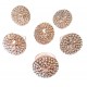 Set 6  Inel pentru servetele, Crystal Luxury, 4.5x4 cm, Gold, A80232