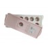 Cutie pentru cuburi de gheata cu capac, Roz, 12 cavitati, 3 cm, AK71-4
