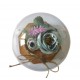 Aranjament floral cu Luminite si Muzicuta, Multicolor, 15 cm, MM9870D Aranjament floral cu Luminite si Muzicuta, Multicolor, 15 cm, MM9870D