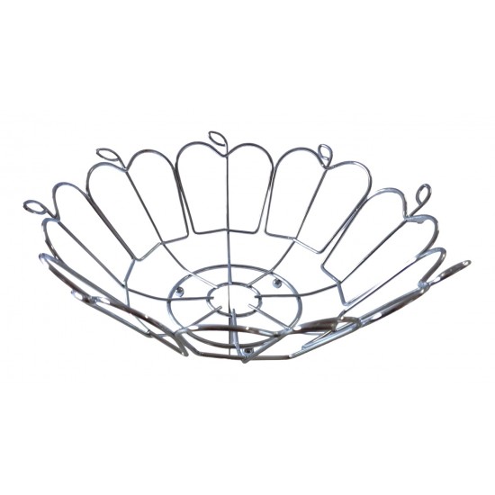 Cos pentru fructe, Argintiu, 26.5 cm, HML38