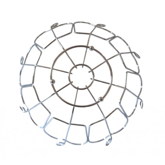 Cos pentru fructe, Argintiu, 26.5 cm, HML38