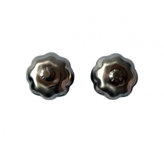 Set 2 Cuburi Dovleac pentru racirea bauturilor, Argintiu, 4 cm, HML58