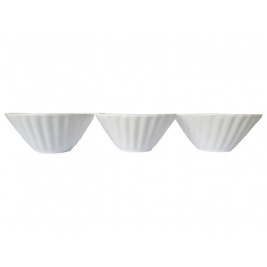 Set 3 Boluri de servire, Alb, 12 cm, 216G-2